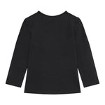 GUESS shirt girocollo tinta unita con stampa logo Nero per Bambina K4BI02J1314 NERO GUESS 