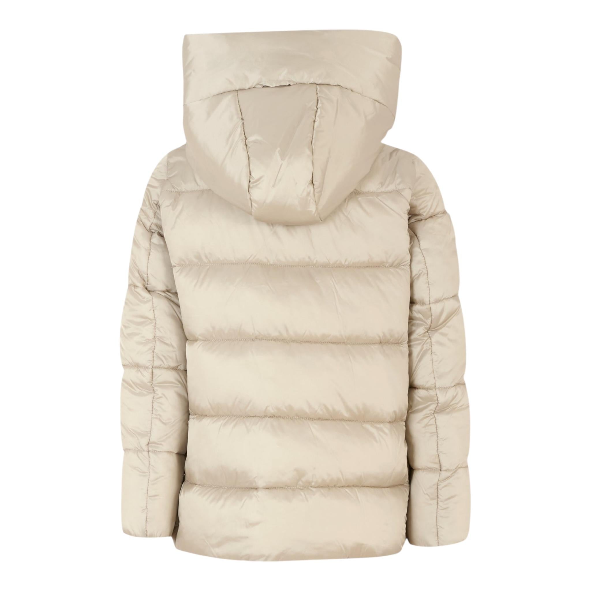 SAVE THE DUCK giubbino tinta unita con cappuccio Beige per Bambina J45650GX BEIGE SAVE THE DUCK 