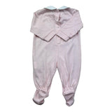 Isabel & Martinez Tutina Manica Lunga Tinta Unita con Brillantini per Neonata IM25N455 ROSA ISABEL & MARTINEZ 