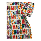 MOSCHINO t-shirt girocollo tinta unita con stampa Bianco per Neonato MTM047 BIANCO MOSCHINO 