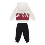 ICEBERG completo bicolore 2pz felpa-pantalone Bianco/nero per Bambino CFICE5305NB BIANCO/NERO ICEBERG 