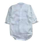 Manuel & Frank Camicia Tinta Unita Manica Lunga Modello Body per Neonato MF3177I BIANCO MANUEL & FRANK 
