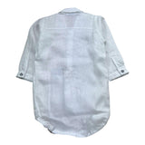 Manuel & Frank Camicia Tinta Unita Manica Lunga Modello Body per Neonato MF3177I BIANCO MANUEL & FRANK 