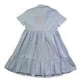Saint Barth Abito Mezza Manica Fantasia A Righe per Bambina MISSY00 AZZURRO SAINT BARTH 
