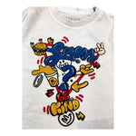 GUESS shirt girocollo tinta unita con stampa Bianco per Neonato N4YI13K8HM4NX BIANCO GUESS 