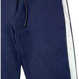 NEVER TOO pantalone tinta unita con profili in contrasto Blu per Bambino NT2174B BLU NEVER TOO 