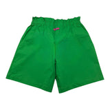 Nanan Einfarbige Shorts mit elastischer Taille Grün für Mädchen