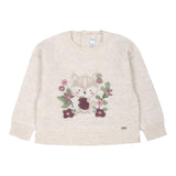 MAYORAL maglia tinta unita con stampa Beige per Neonata 23233 BEIGE MAYORAL 
