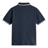 Woolrich Polo Mezza Manica Tinta Unita per Bambino CFWKPO0040MRUT2224 BLU WOOLRICH 