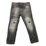 Cianotic Jeans Einfarbig Mit Verstellbarer Taille Schwarz Für Jungen