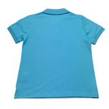 Sun68 Polo Mezza Manica Tinta Unita con Stampa per Bambino CPA35313 AZZURRO SUN68 