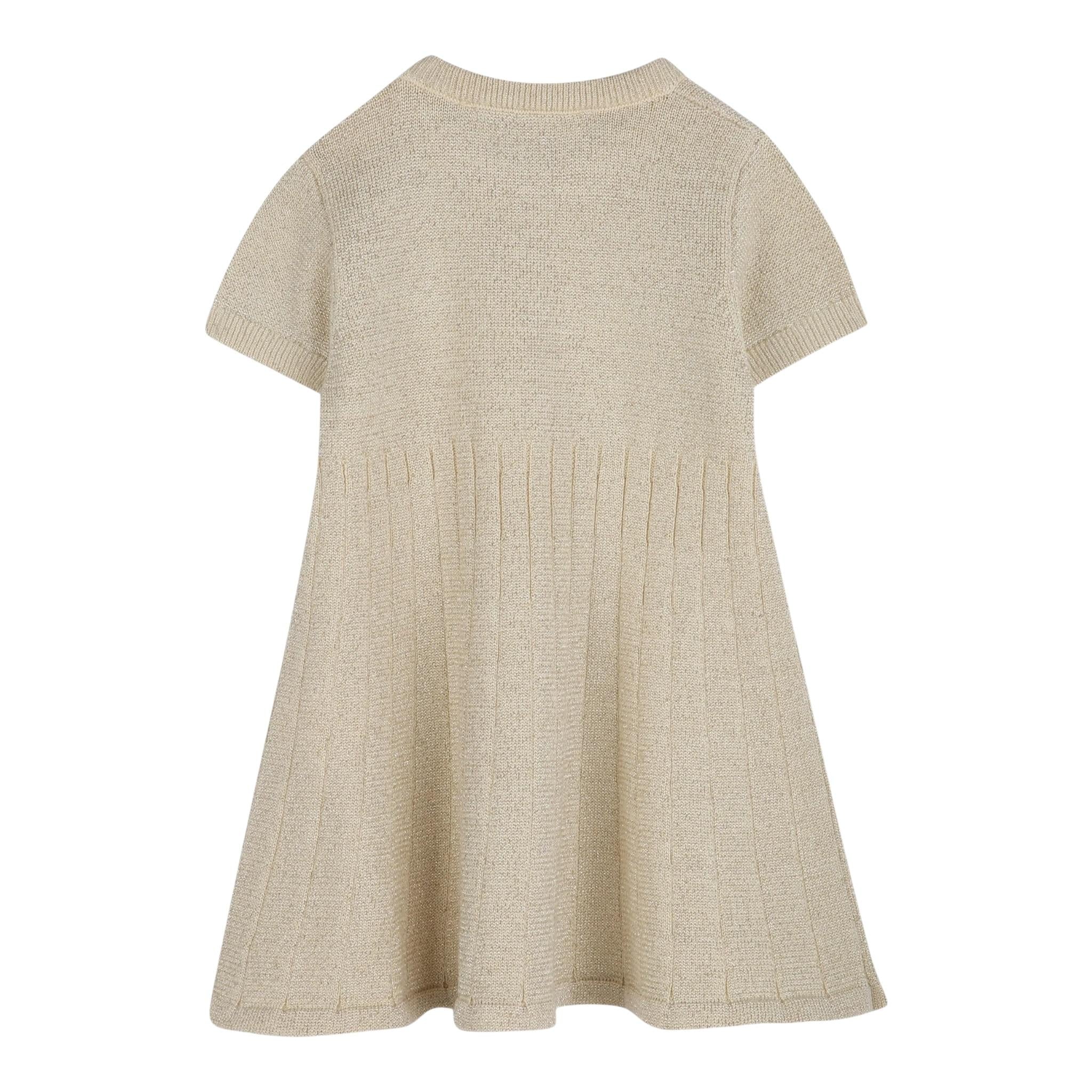 Michael Kors Abito Mezza Manica tinta unita Oro per Neonata R30310 ORO MICHAEL KORS 