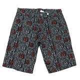 Chicco Bermuda Einfarbig mit Kontrastprints Schwarz für Jungen