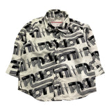 Cesare Paciotti Camicia Manica Lunga Stampa Fantasia per Neonato CMP5151B BIANCO CESARE PACIOTTI 