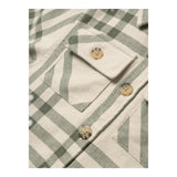 NAME IT camicia manica lunga fantasia quadri con cappuccio Beige per Neonato 13237393XN BEIGE NAME IT 