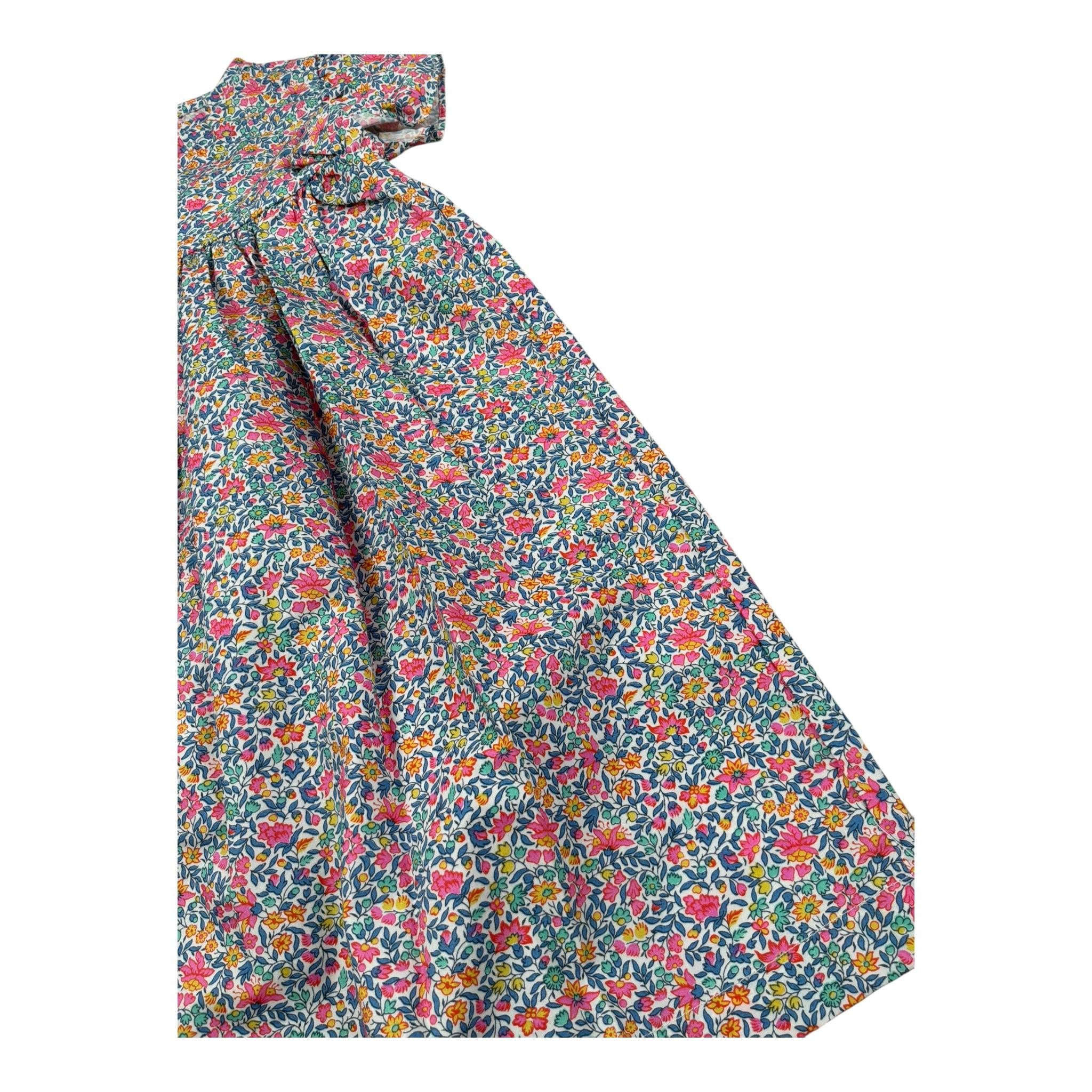 Laranjinha Abito Tinta Unita con Stampa per Neonata 92950V5915R65 BIANCO LARANJINHA 