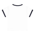 Boss T-Shirt Girocollo Tinta Unita con Logo per Neonato J52104 BIANCO BOSS 