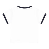 Boss T-Shirt Girocollo Tinta Unita con Logo per Neonato J52104 BIANCO BOSS 