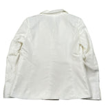 Ermanno Scervino Giacca Tinta Unita Doppiopetto con Ricami per Bambina SFGC008 BIANCO ERMANNO SCERVINO 