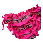 F**K Costume Modello Slip Tinta Ujnita con Fantasia  per Bambina FJ240043X05 FUXIA F**K 