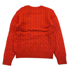 SAINT BARTH maglia girocollo tinta unita con trecce Arancione per Bambino ORANG ARANCIONE SAINT BARTH 