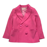 Vicolo Zweireihige Jacke Einfarbig Rosa Für Baby Mädchen