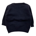 MOSCHINO maglia tinta unita girocollo con stampa Blu per Neonato M6W00J BLU MOSCHINO 