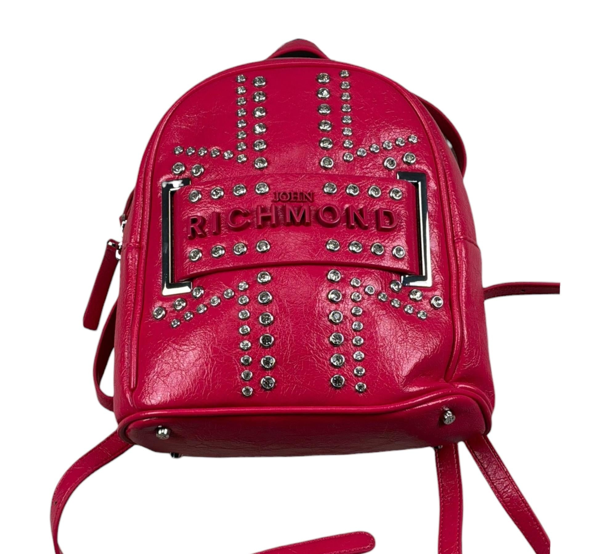 John Richmond Zaino Tinta Unita con Applicazioni per Bambina RGP26226ZA FUXIA JOHN RICHMOND 