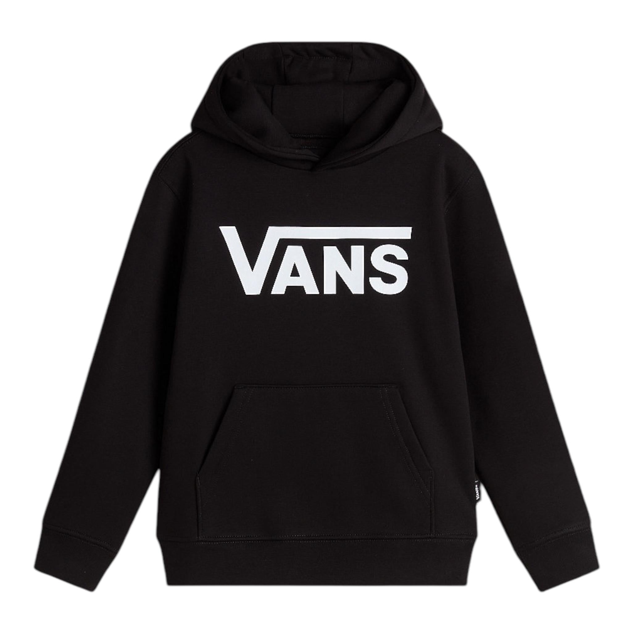 VANS felpa chiusa con cappuccio e stampa logo Nero per Neonato VN000JYEBLKN NERO VANS 