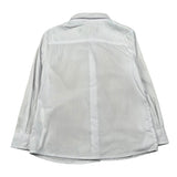 Daniele Alessandrini Camicia Manica Lunga Tinta Unita con Logo per Bambino 1295C00267JX BIANCO DANIELE ALESSANDRINI 