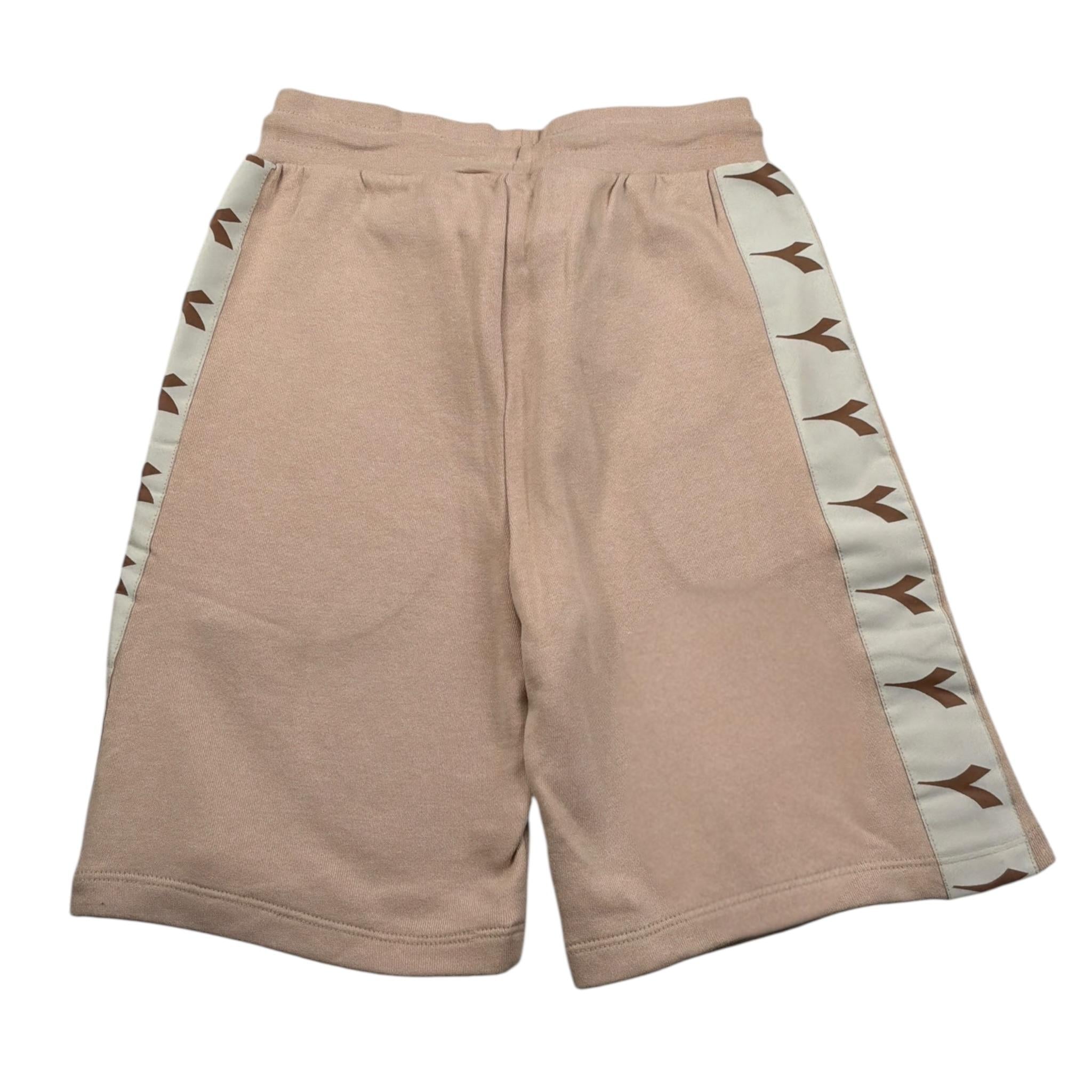 Diadora Bermuda Tuta tinta unita con Loghi Beige per Bambino 033216 BEIGE DIADORA 