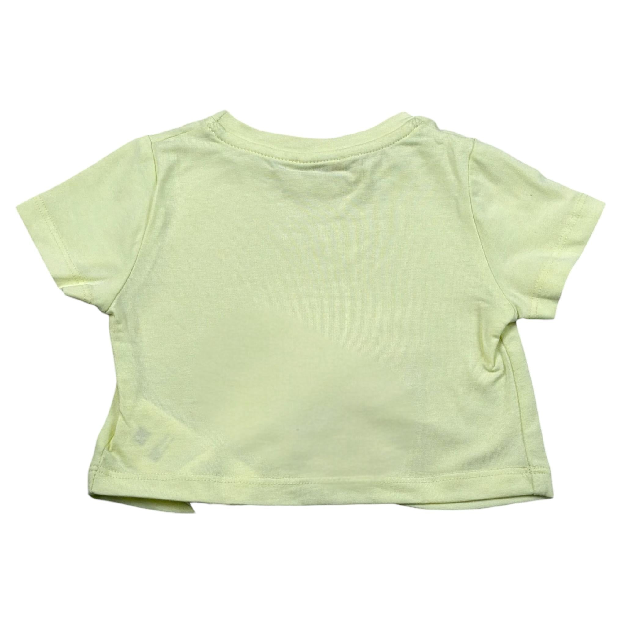 M+E' T-Shirt Girocollo tinta unita con Fiocco Giallo per Neonata UE1747XX GIALLO M+E' 