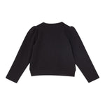 LIU JO felpa chiusa girocollo tnta unita con brillantini Nero per Neonata KF4108F0939N NERO LIU JO 