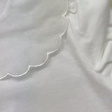 U+È T-Shirt Tinta Unita con Colletto per Neonata UE1773N BIANCO U+è 