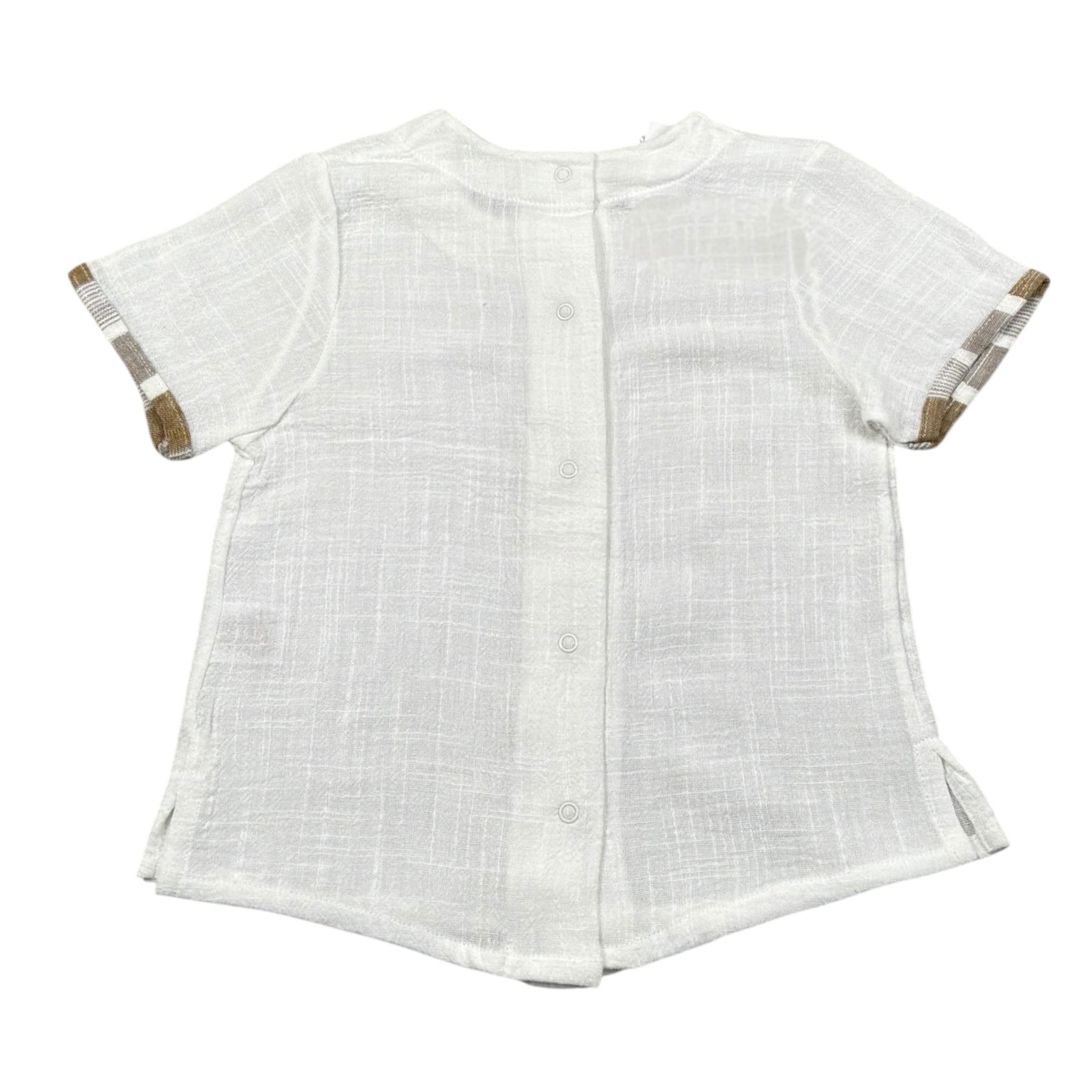 Babyvip Camicia Tinta Unita con Bottoni per Neonato T1301 BIANCO BABYVIP 
