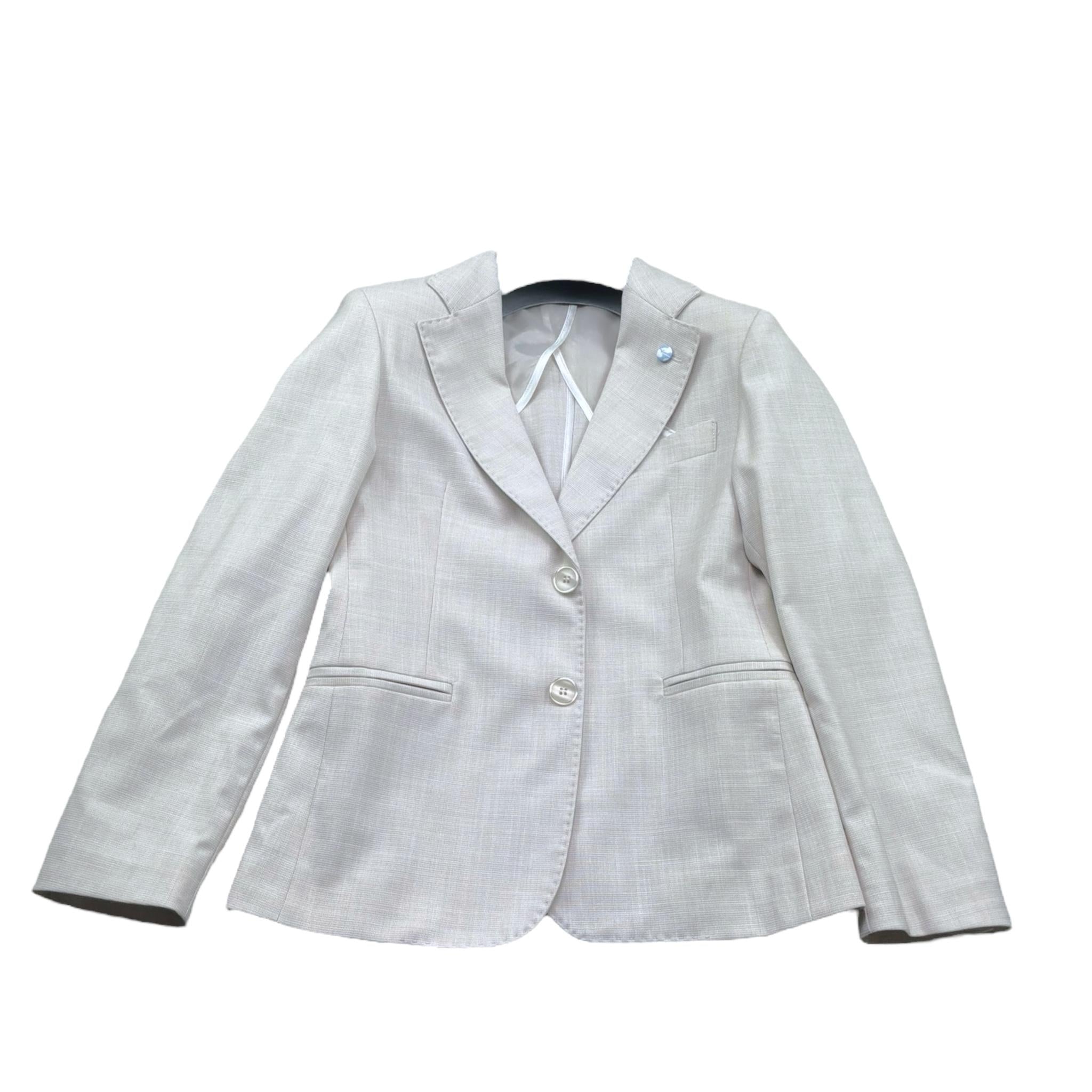 Sarabanda Giacca Tinta Unita con Bottoni per Bambino 0B669X BEIGE SARABANDA 