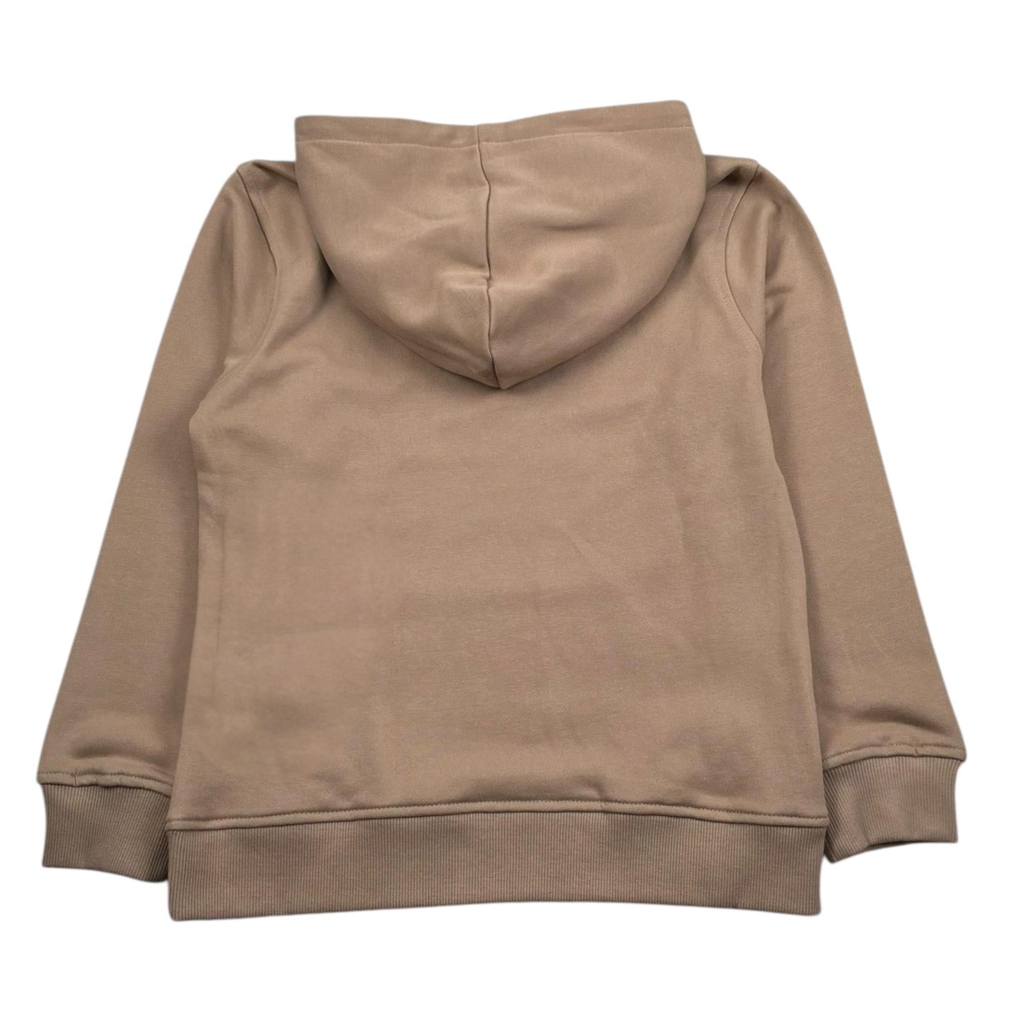 Just Cavalli Felpa Chiusa con Cappuccio Tinta Unita con Stampa per Bambino JBP26011FE MARRONE JUST CAVALLI 