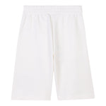 Kenzo Bermuda In Felpa Tinta Unita con Logo per Bambino K60995 PANNA KENZO 