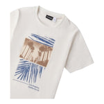 Sarabanda T-Shirt Girocollo Tinta Unita con Stampa per Bambino 0B732 BIANCO SARABANDA 