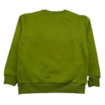 SHOE felpa chiusa girocollo tinta unita con stampa in contrasto Verde per Bambino GARY0423 VERDE SHOE 