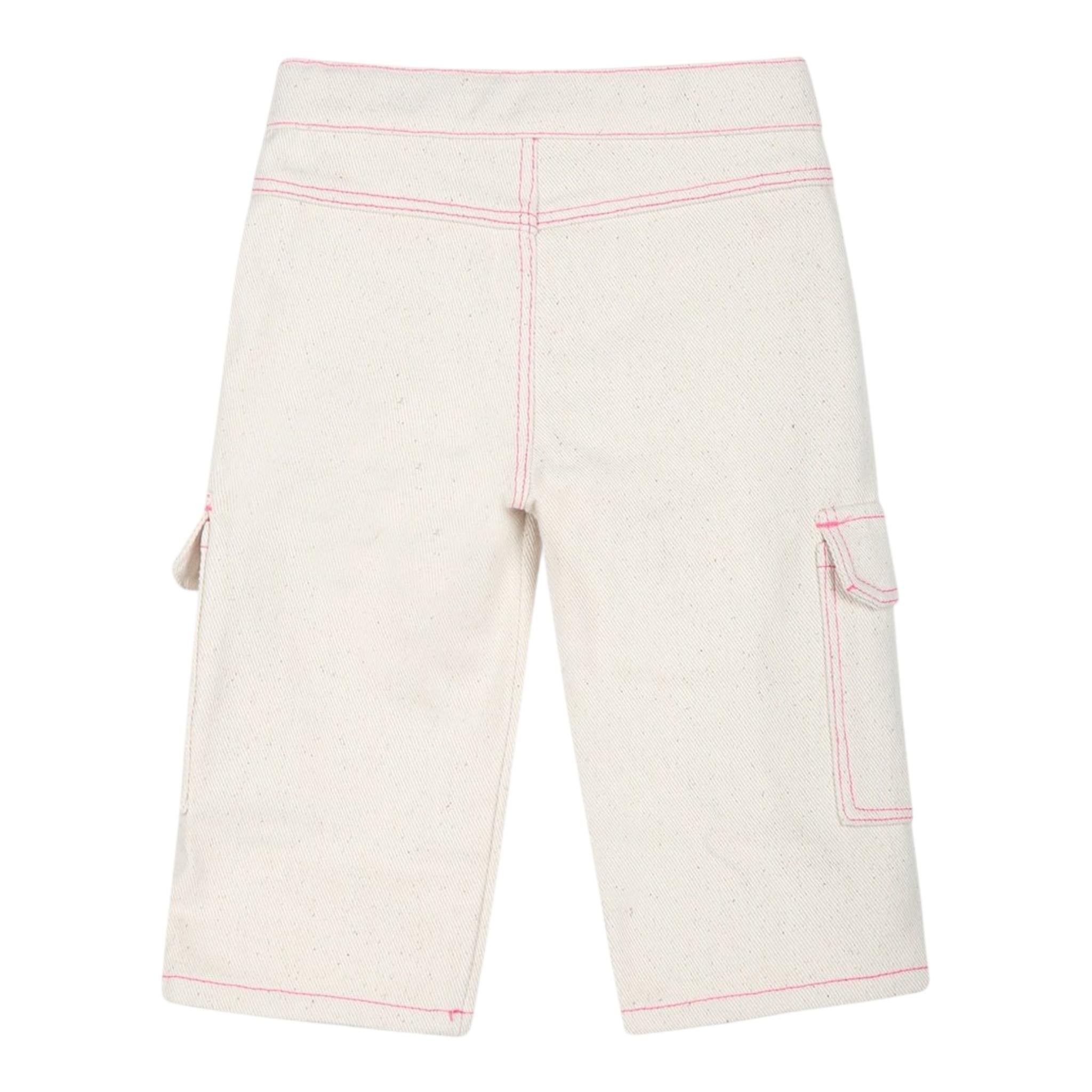 BillIEBLUSH pantalone tinta unita con girovita regolabile Beige per Bambina U20410J BEIGE BillIEBLUSH 
