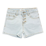 Vicolo Short Einfarbig mit verstellbarem Bund Blau für Mädchen