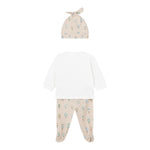 Mayoral Completo 3 Pezzi Ghettina-Shirt-Cappello per Neonato 1532 BEIGE MAYORAL 