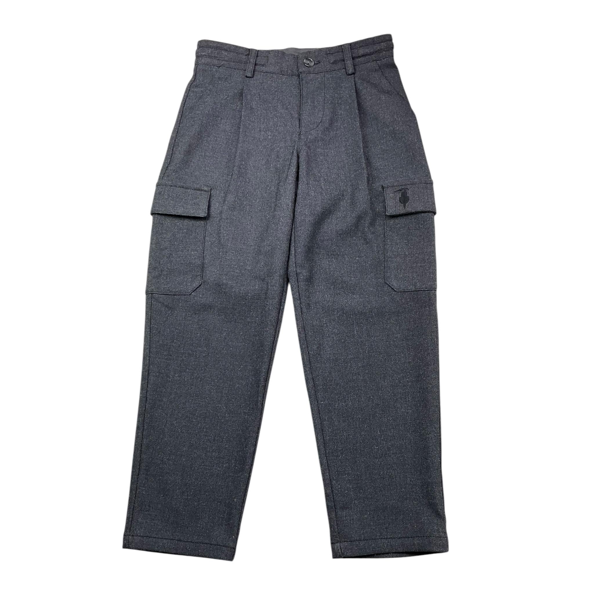 TRUSSARDI pantalone tinta unita con tasche Grigio per Bambino TBA25135PA GRIGIO TRUSSARDI 