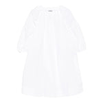 Simonetta Abit Manica Lunga Tinta Unita con Sampa per Bambina SW1B53L BIANCO SIMONETTA 