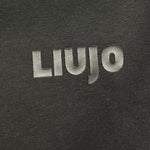 LIU JO felpa chiusa girocollo tinta unita con stampa  Nero per Bambina GF4067X NERO LIU JO 