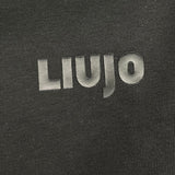 LIU JO felpa chiusa girocollo tinta unita con stampa  Nero per Bambina GF4067X NERO LIU JO 