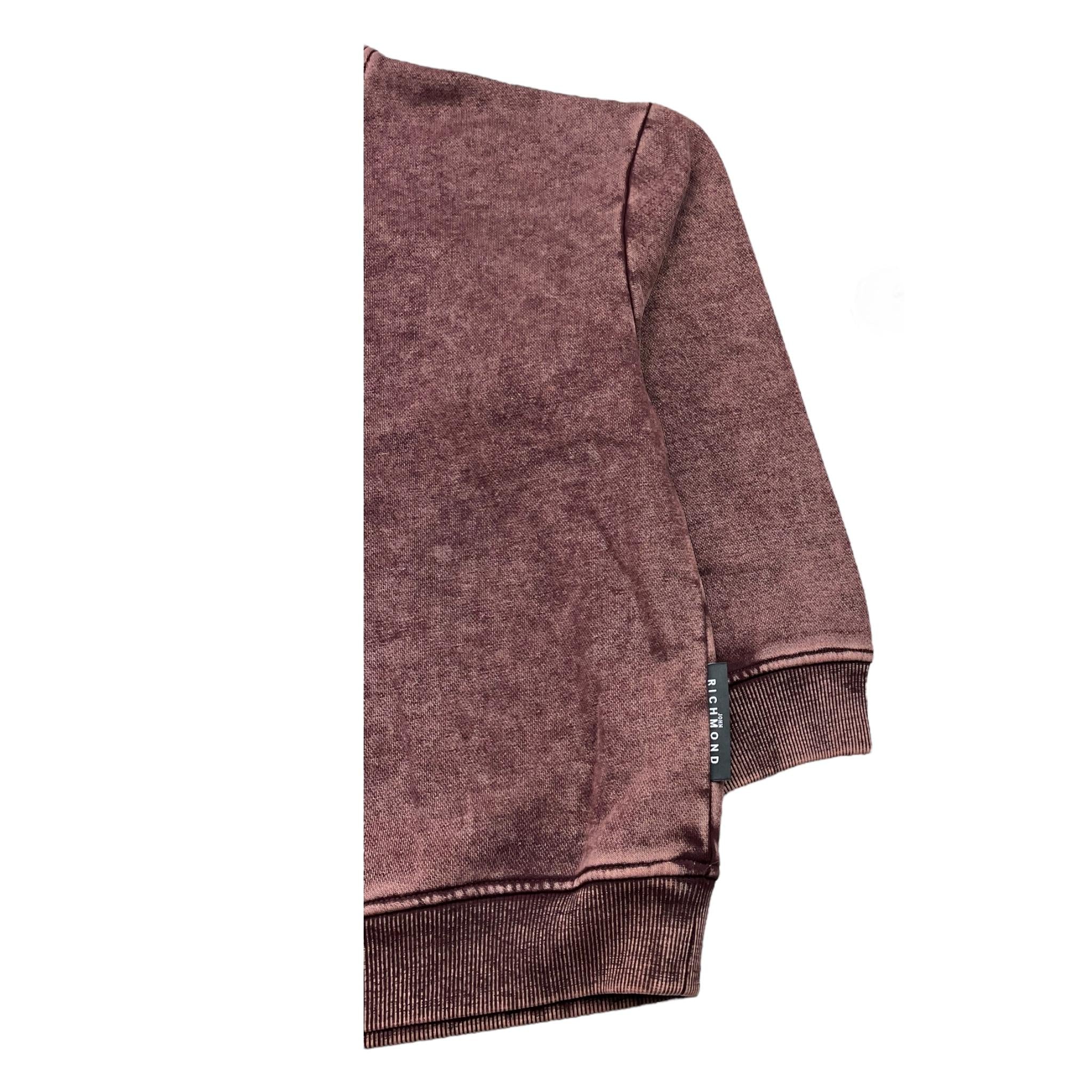 JOHN RICHMOND felpa chiusa girocollo tinta unita Bordeaux per Bambino RBA25122FE BORDEAUX JOHN RICHMOND 