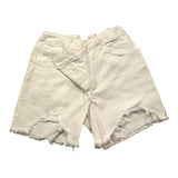 Fun &amp; Fun Shorts einfarbig mit verstellbarer Taille cremefarben für Mädchen