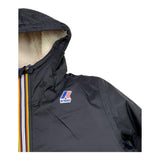 K-WAY giubbino tinta unita con pelliccia interna Nero per Bambino K71219W NERO K-WAY 
